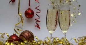 On New Year's Eve, the ball drops in New York City. Before New Year's Eve, compare champagne taxes in your state! New Year's 2020